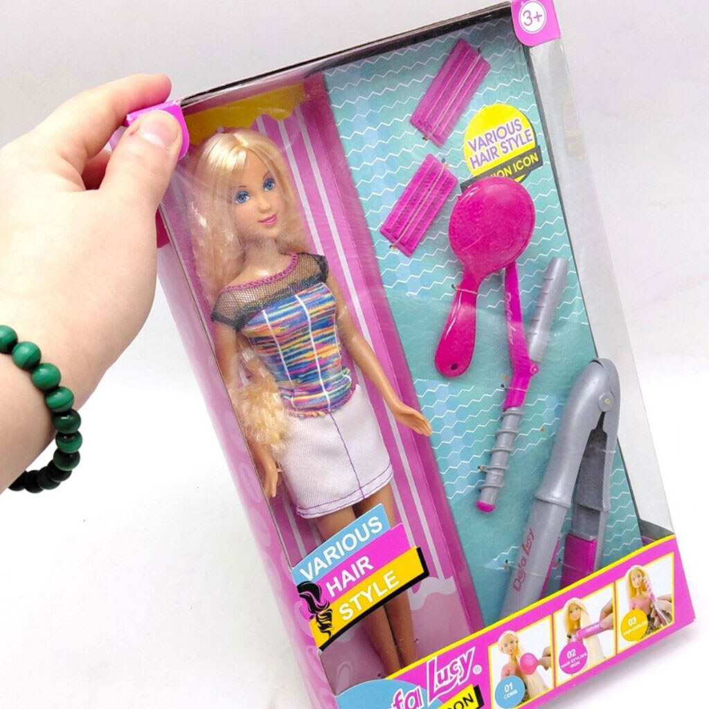 Кукла DEFA 30 см, с набором стилиста, Mic - № 2 Кукла DEFA 30 см, с набором стилиста, Mic - № 2