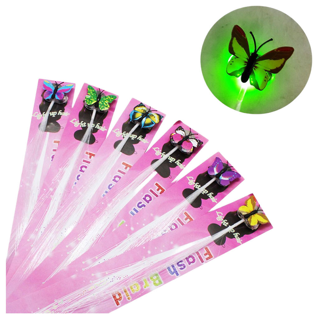 Набор украшений "Бабочки", прядь, подсветка, эффект жемчуга, микс видов, Mic - № 2 Набор украшений "Бабочки", прядь, подсветка, эффект жемчуга, микс видов, Mic - № 2