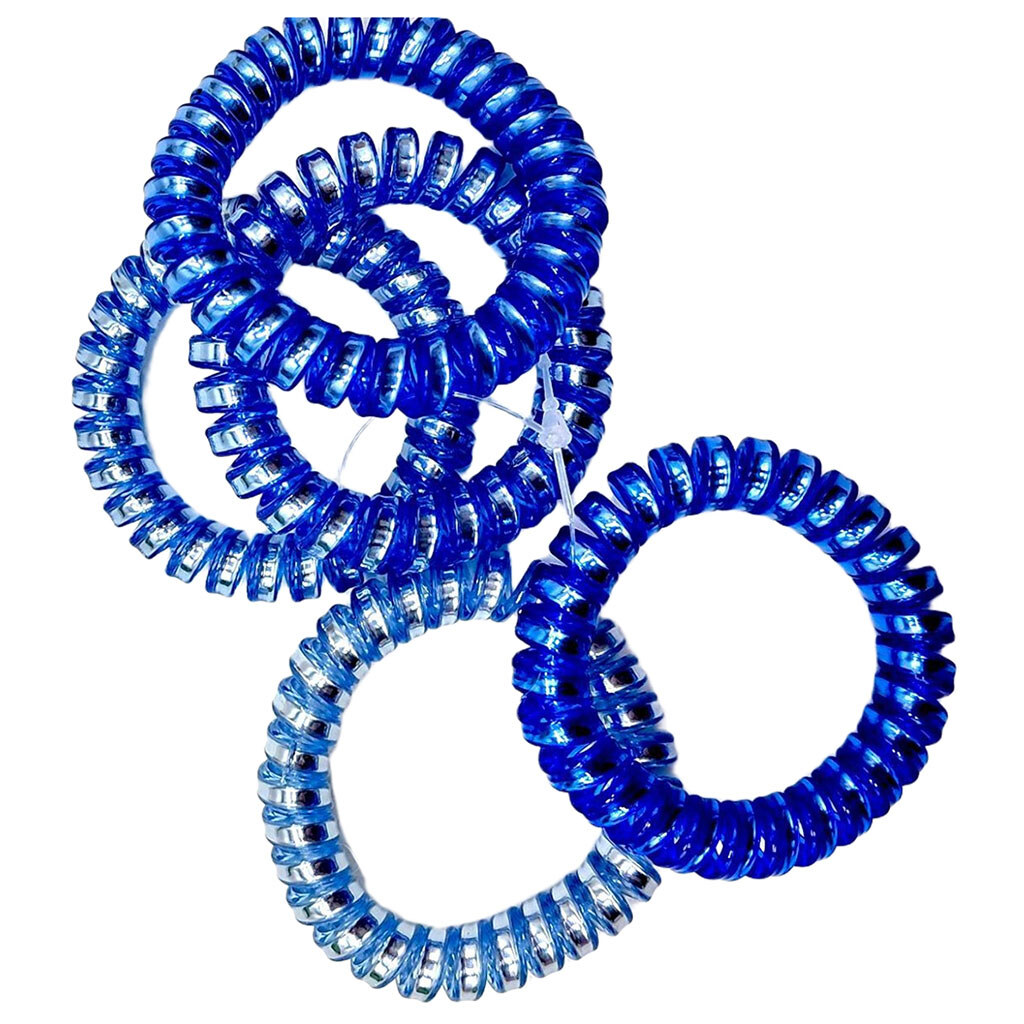 Гумка пружинка для волосся "Градієнт", 5 штук у наборі, Mic - № 1 Гумка пружинка для волосся "Градієнт", 5 штук у наборі, Mic - № 1