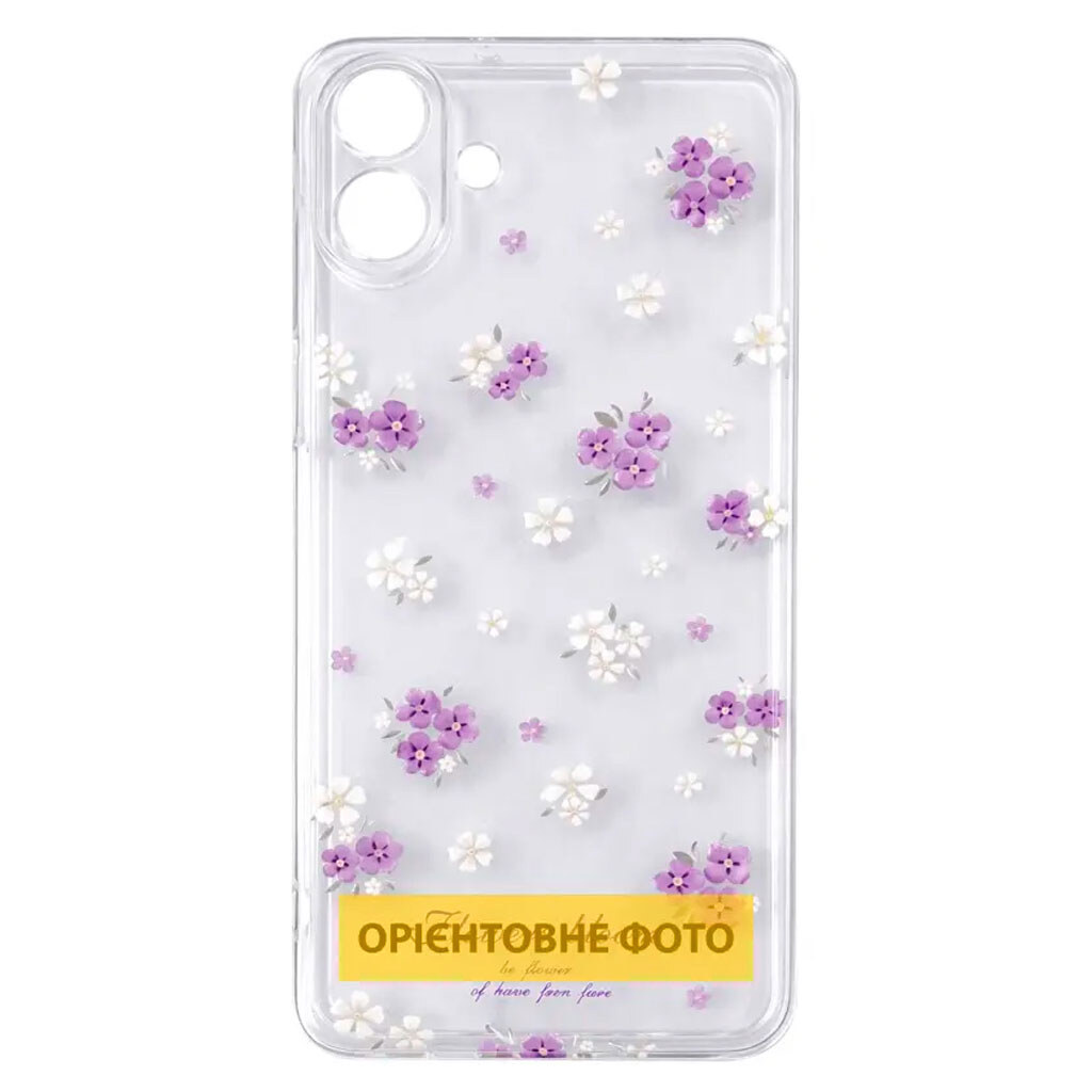 Чехол (накладка) Motorola G06 Power / Moto G06, Epik Clear Joy, Flowers Blooml, Рисунок - № 1 Чехол (накладка) Motorola G06 Power / Moto G06, Epik Clear Joy, Flowers Blooml, Рисунок - № 1