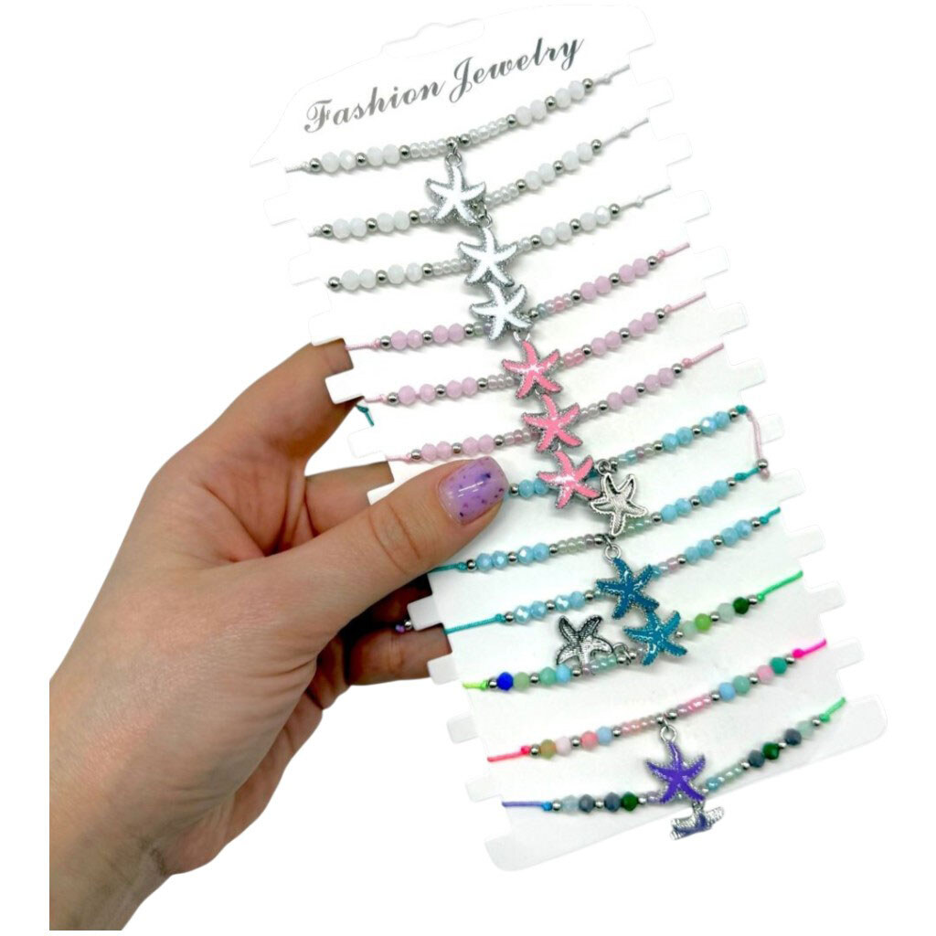 Браслет "Морська зірочка", 12 шт., Mic - № 2 Браслет "Морська зірочка", 12 шт., Mic - № 2