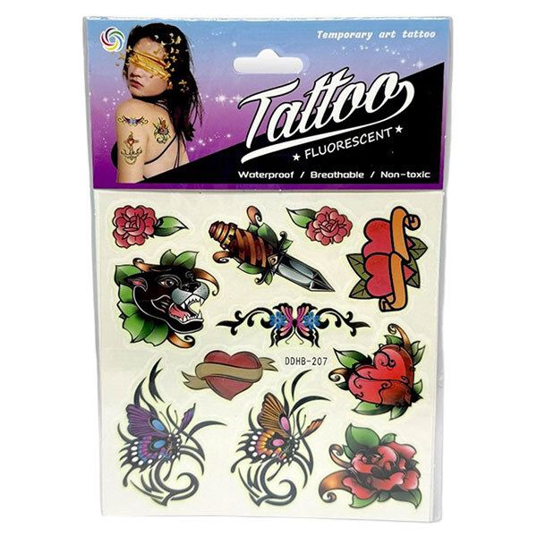 Временное тату люминосцентное, Mic - № 1 Временное тату люминосцентное, Mic - № 1