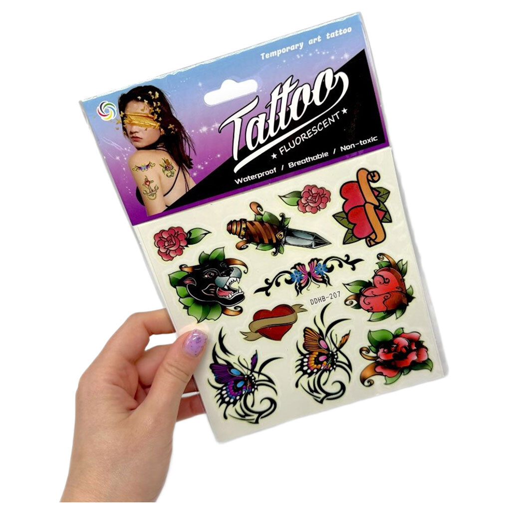 Временное тату люминосцентное, Mic - № 2 Временное тату люминосцентное, Mic - № 2