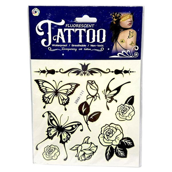 Временное тату люминосцентное, Mic - № 1 Временное тату люминосцентное, Mic - № 1