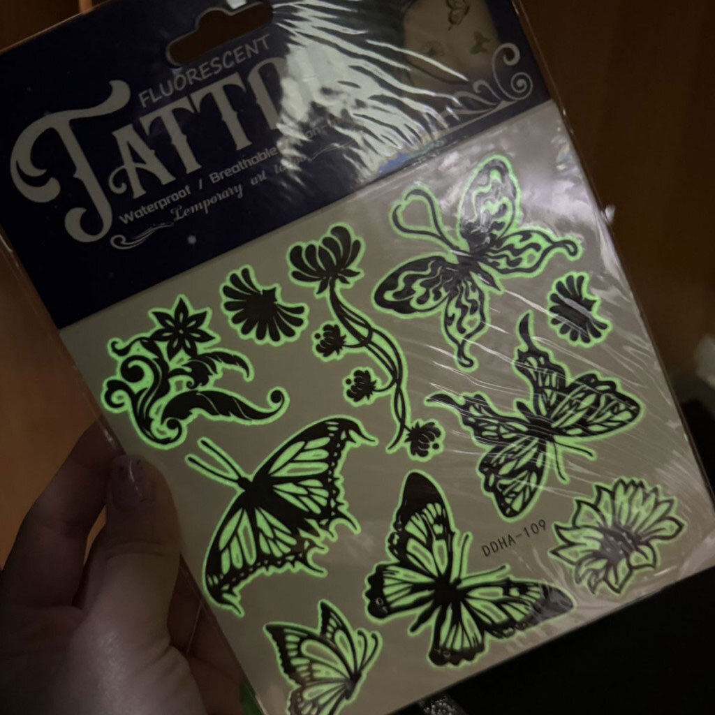 Временное тату люминосцентное, Mic - № 3 Временное тату люминосцентное, Mic - № 3