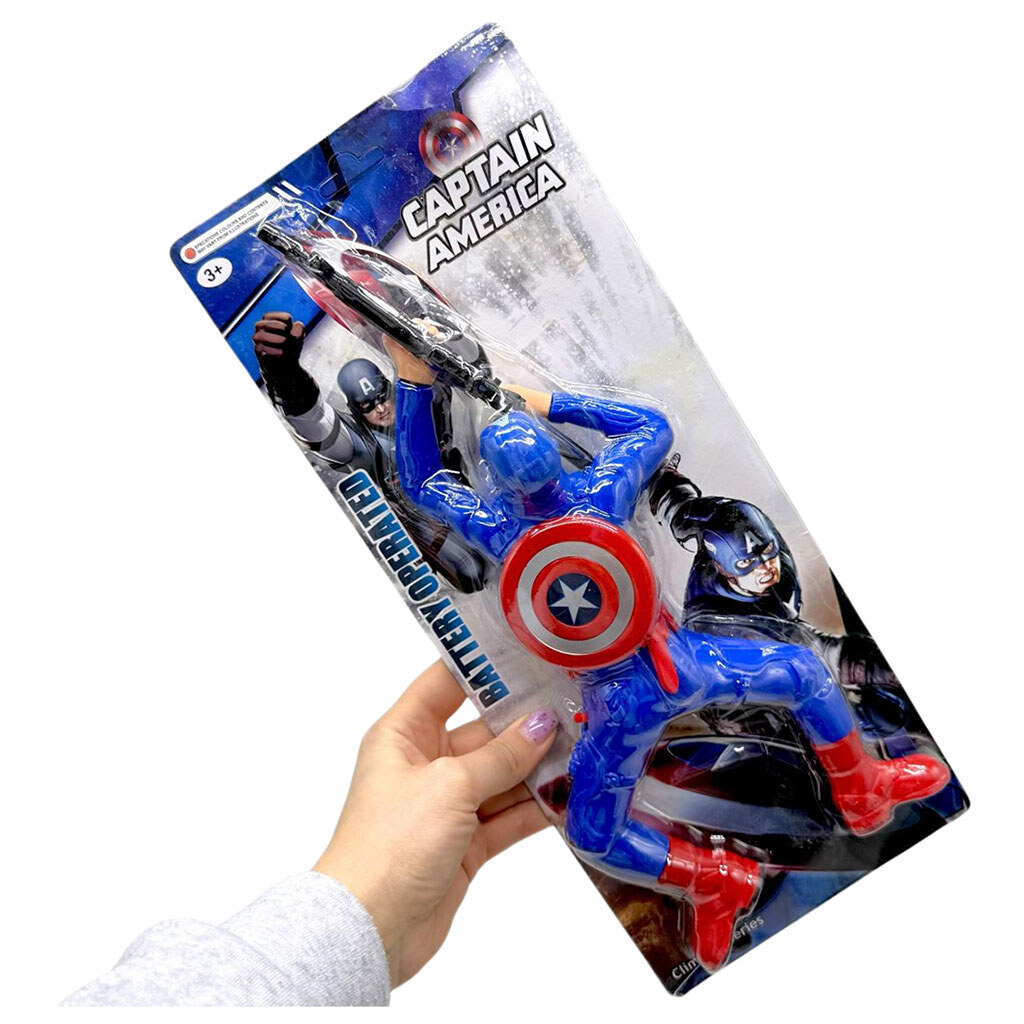 Герои "MARVEL: КАПИТАН АМЕРИКА", музыкальные ползающие, Mic - № 2 Герои "MARVEL: КАПИТАН АМЕРИКА", музыкальные ползающие, Mic - № 2