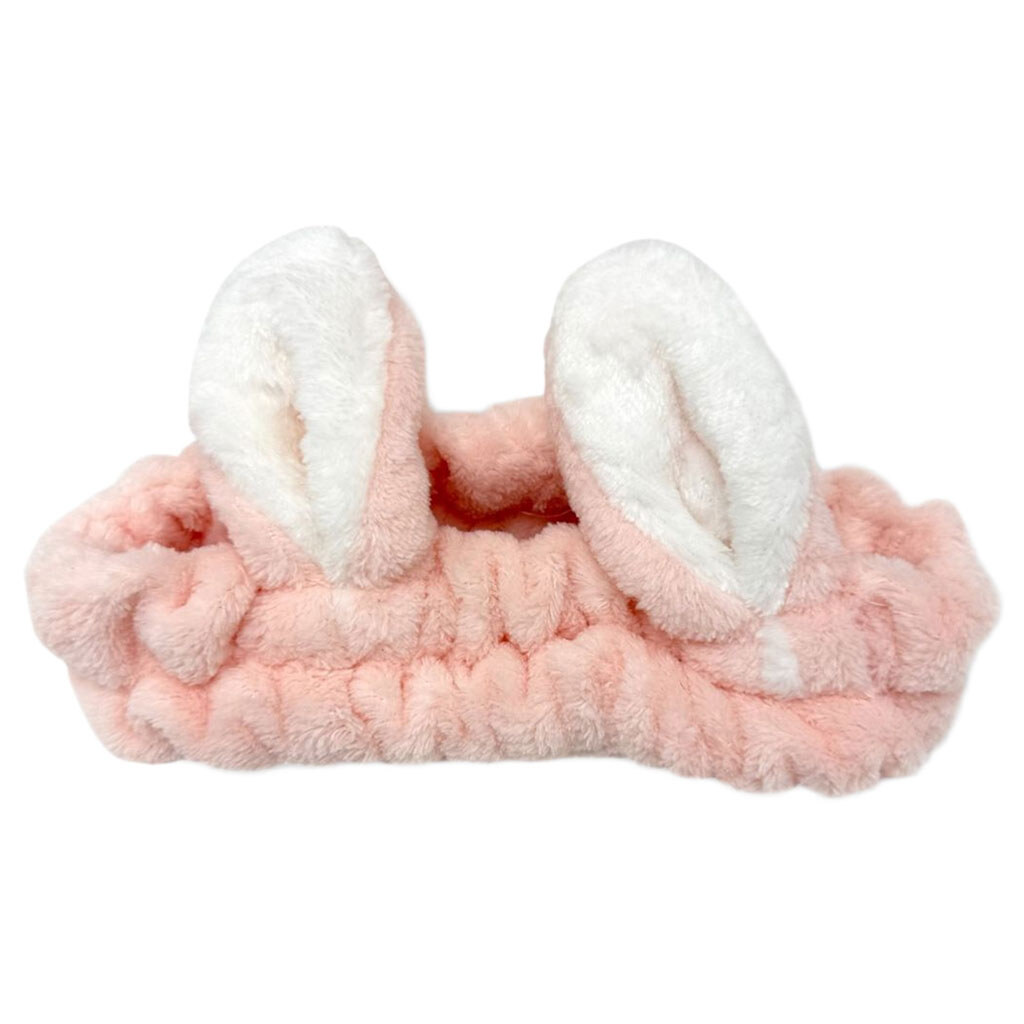 Плюшевая повязка "Зайка", бледно-розовая, Mic - № 1 Плюшевая повязка "Зайка", бледно-розовая, Mic - № 1