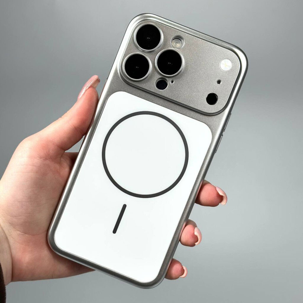 Чехол (накладка) Apple iPhone 13 Pro Max, AG Case, MagSafe, Белый - № 10 Чехол (накладка) Apple iPhone 13 Pro Max, AG Case, MagSafe, Белый - № 10