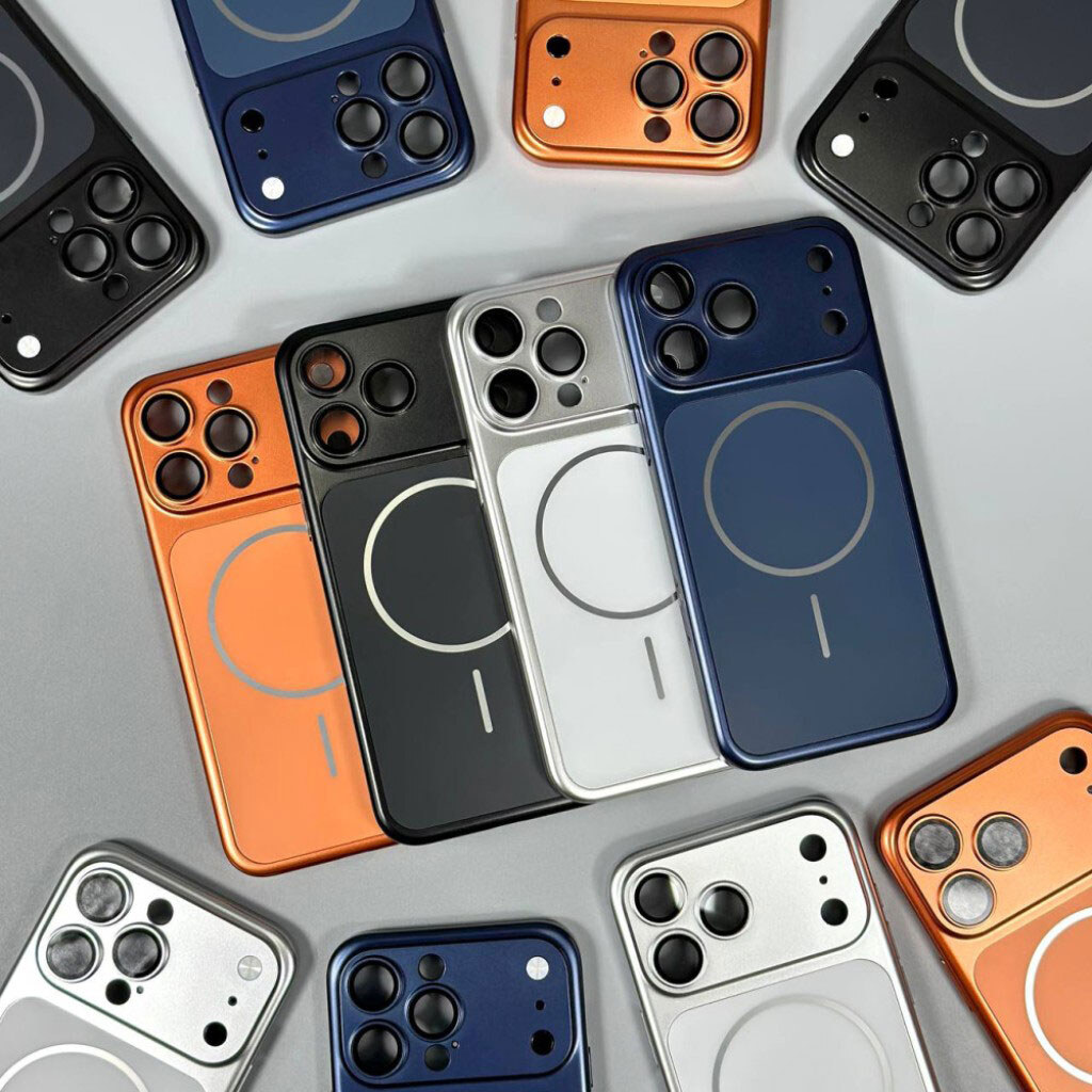 Чехол (накладка) Apple iPhone 13, AG Case, MagSafe, Оранжевый - № 5 Чехол (накладка) Apple iPhone 13, AG Case, MagSafe, Оранжевый - № 5