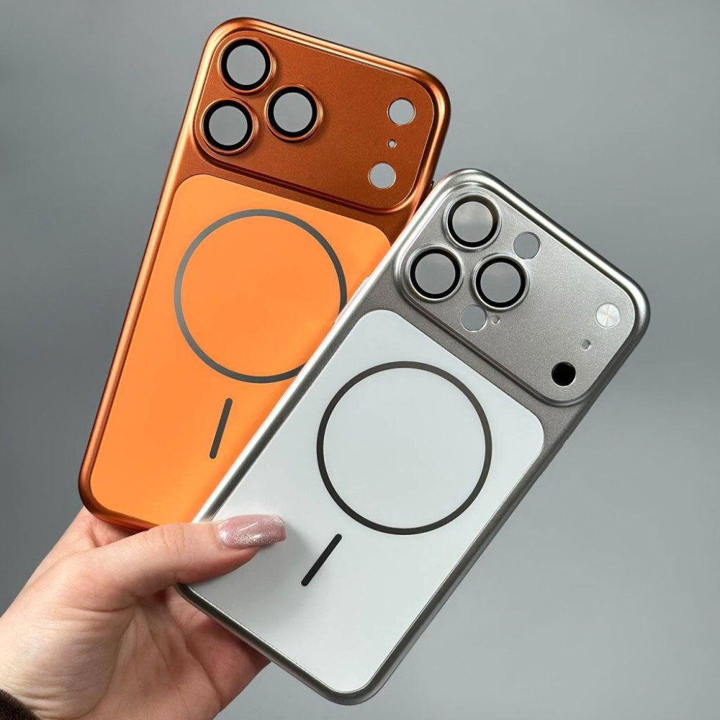 Чехол (накладка) Apple iPhone 14 Pro, AG Case, MagSafe, Оранжевый - № 6 Чехол (накладка) Apple iPhone 14 Pro, AG Case, MagSafe, Оранжевый - № 6