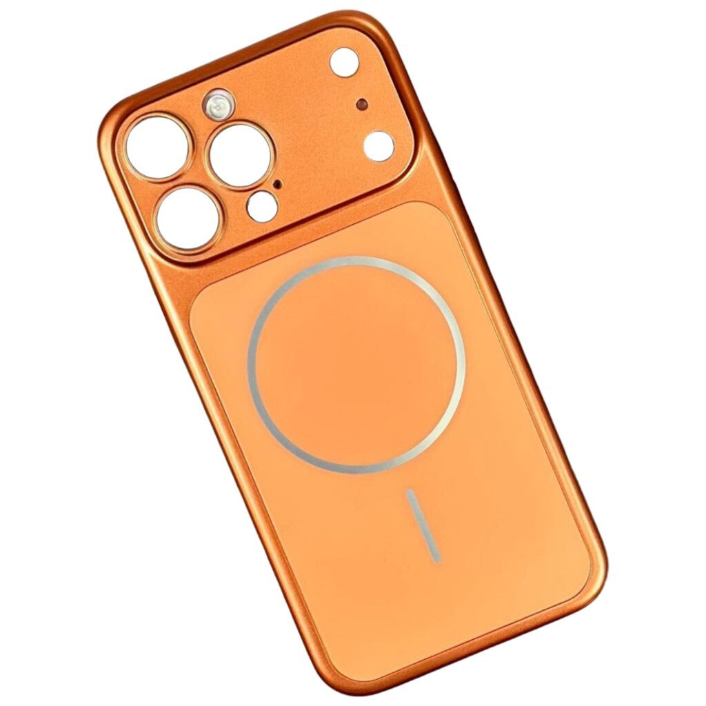 Чехол (накладка) Apple iPhone 14, AG Case, MagSafe, Оранжевый - № 1 Чехол (накладка) Apple iPhone 14, AG Case, MagSafe, Оранжевый - № 1