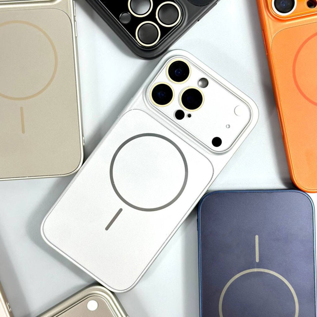 Чехол (накладка) Apple iPhone 14, AG Glass Slim Fit, MagSafe, Синий - № 7 Чехол (накладка) Apple iPhone 14, AG Glass Slim Fit, MagSafe, Синий - № 7