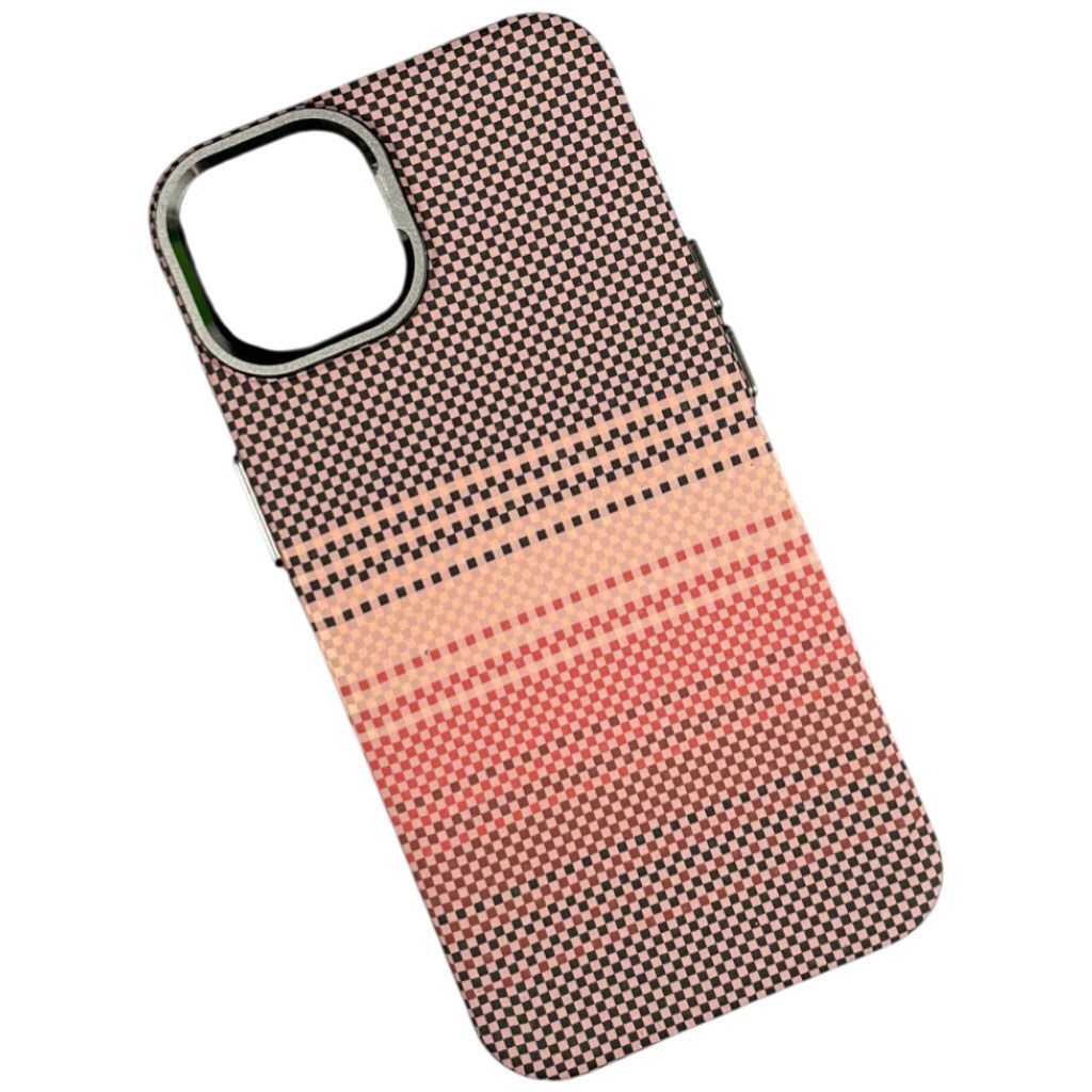 Чехол (накладка) Apple iPhone 13 Pro Max, Elite Carbon Matte Box, MagSafe, Gold Stripes, Рисунок - № 1 Чехол (накладка) Apple iPhone 13 Pro Max, Elite Carbon Matte Box, MagSafe, Gold Stripes, Рисунок - № 1