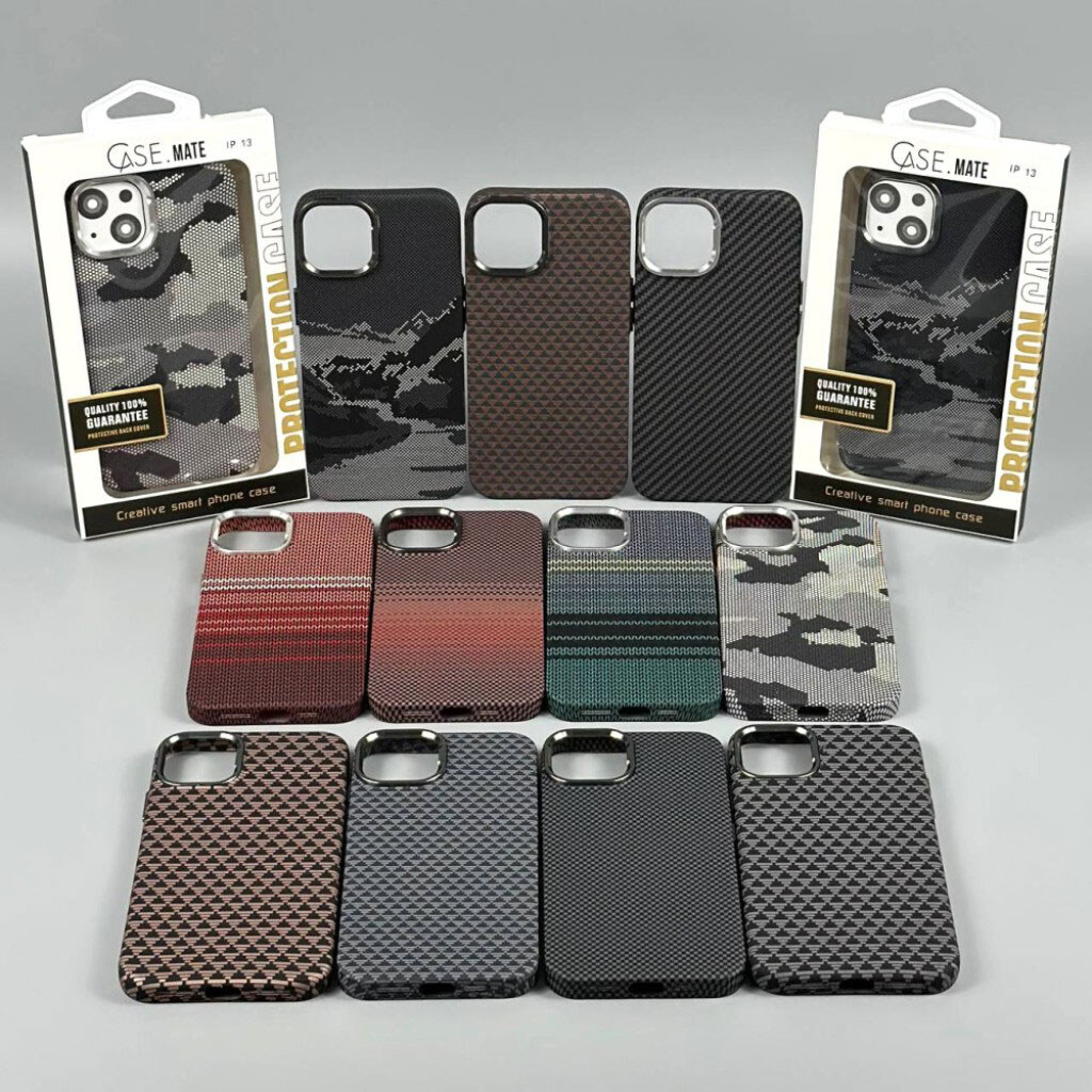 Чехол (накладка) Apple iPhone 14 Pro, Elite Carbon Matte Box, MagSafe, Brown Herringbone, Рисунок - № 2 Чехол (накладка) Apple iPhone 14 Pro, Elite Carbon Matte Box, MagSafe, Brown Herringbone, Рисунок - № 2