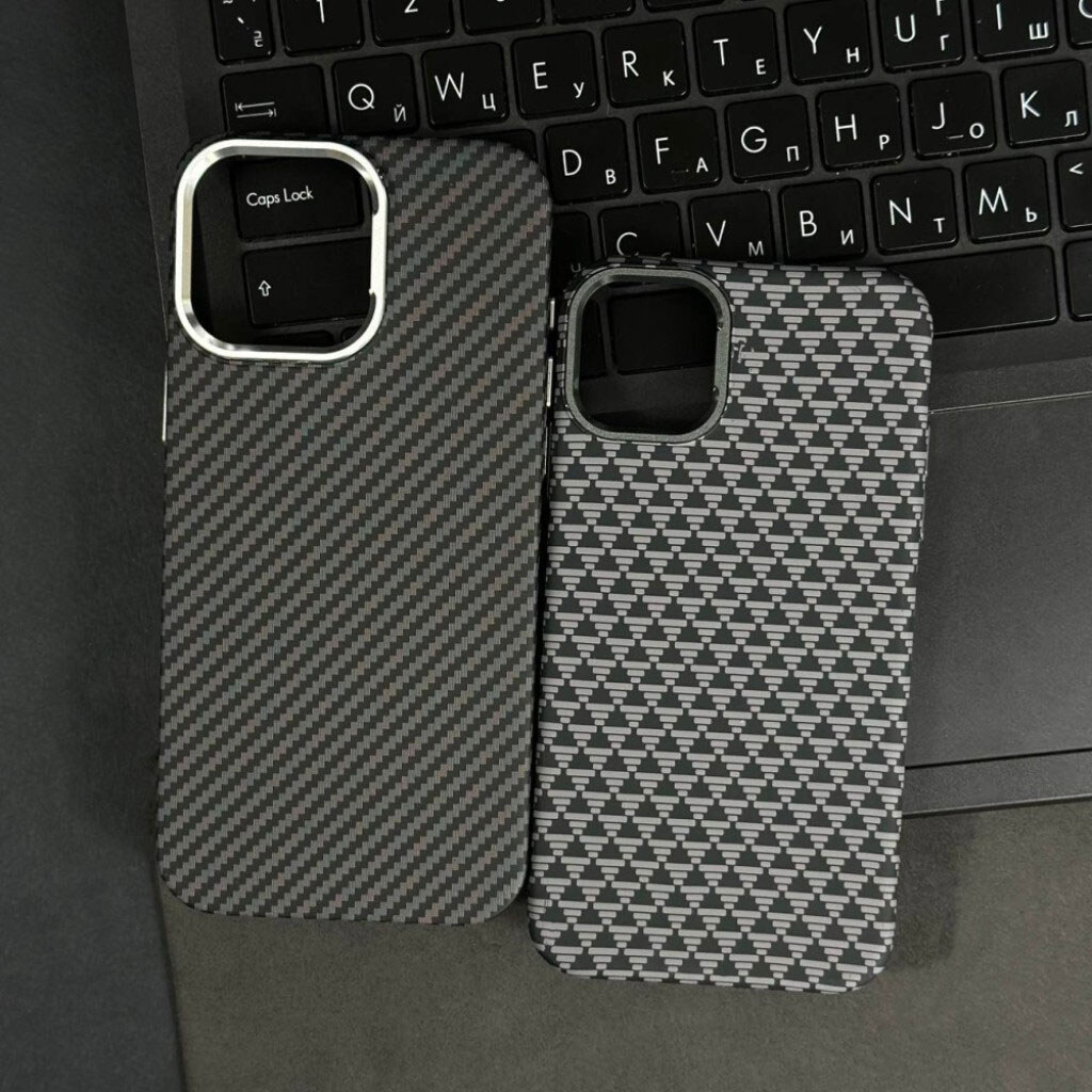 Чехол (накладка) Apple iPhone 14, Elite Carbon Matte Box, MagSafe, Brown Herringbone, Рисунок - № 9 Чехол (накладка) Apple iPhone 14, Elite Carbon Matte Box, MagSafe, Brown Herringbone, Рисунок - № 9