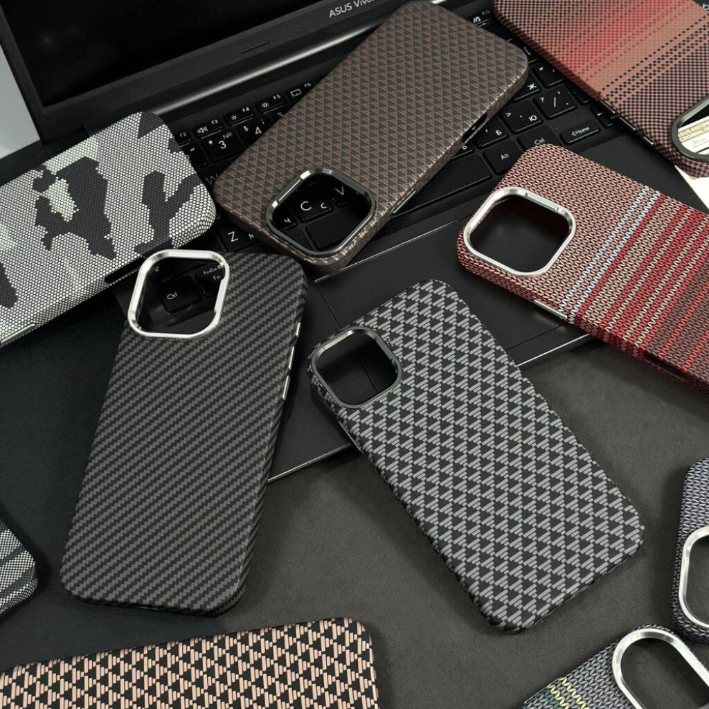 Чехол (накладка) Apple iPhone 17, Elite Carbon Matte Box, MagSafe, Camouflage, Рисунок - № 10 Чехол (накладка) Apple iPhone 17, Elite Carbon Matte Box, MagSafe, Camouflage, Рисунок - № 10