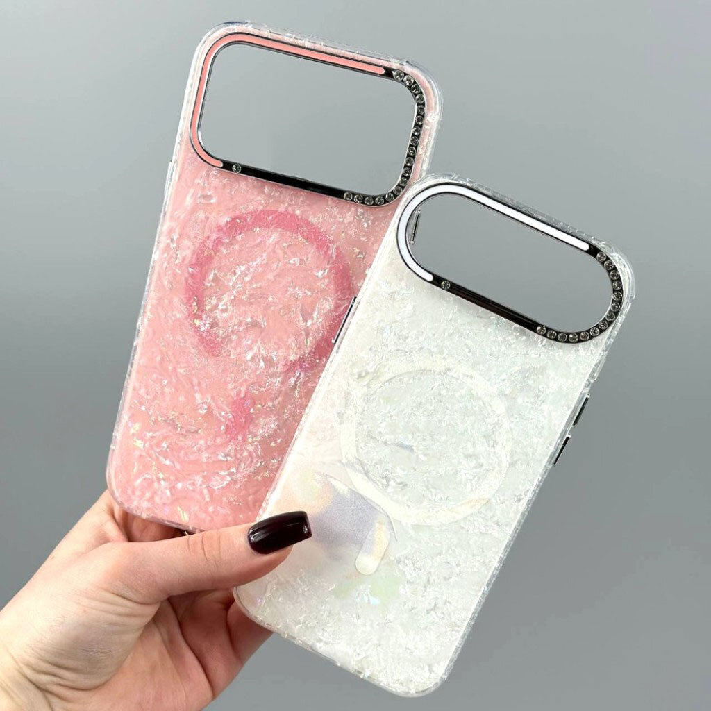 Чохол (накладка) Apple iPhone 15, Luxury Iridescent Marble, MagSafe, Фіолетовий - № 6 Чохол (накладка) Apple iPhone 15, Luxury Iridescent Marble, MagSafe, Фіолетовий - № 6