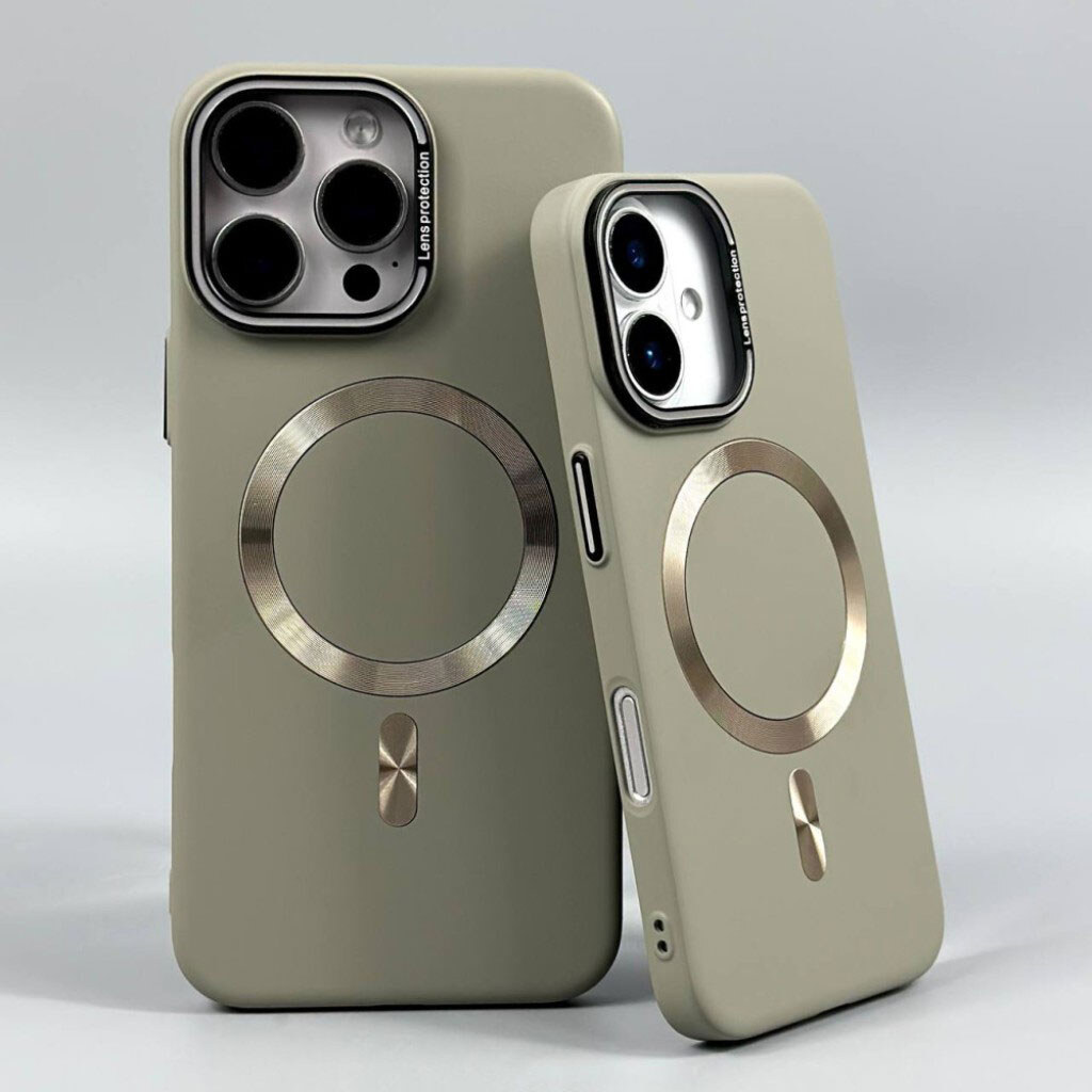 Чехол (накладка) Apple iPhone 13 Pro Max, Soft Lens Protection, MagSafe, Серый - № 5 Чехол (накладка) Apple iPhone 13 Pro Max, Soft Lens Protection, MagSafe, Серый - № 5