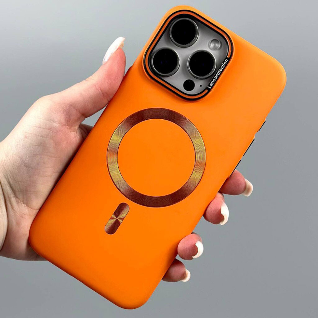 Чехол (накладка) Apple iPhone 15 Pro, Soft Lens Protection, MagSafe, Черный - № 7 Чехол (накладка) Apple iPhone 15 Pro, Soft Lens Protection, MagSafe, Черный - № 7