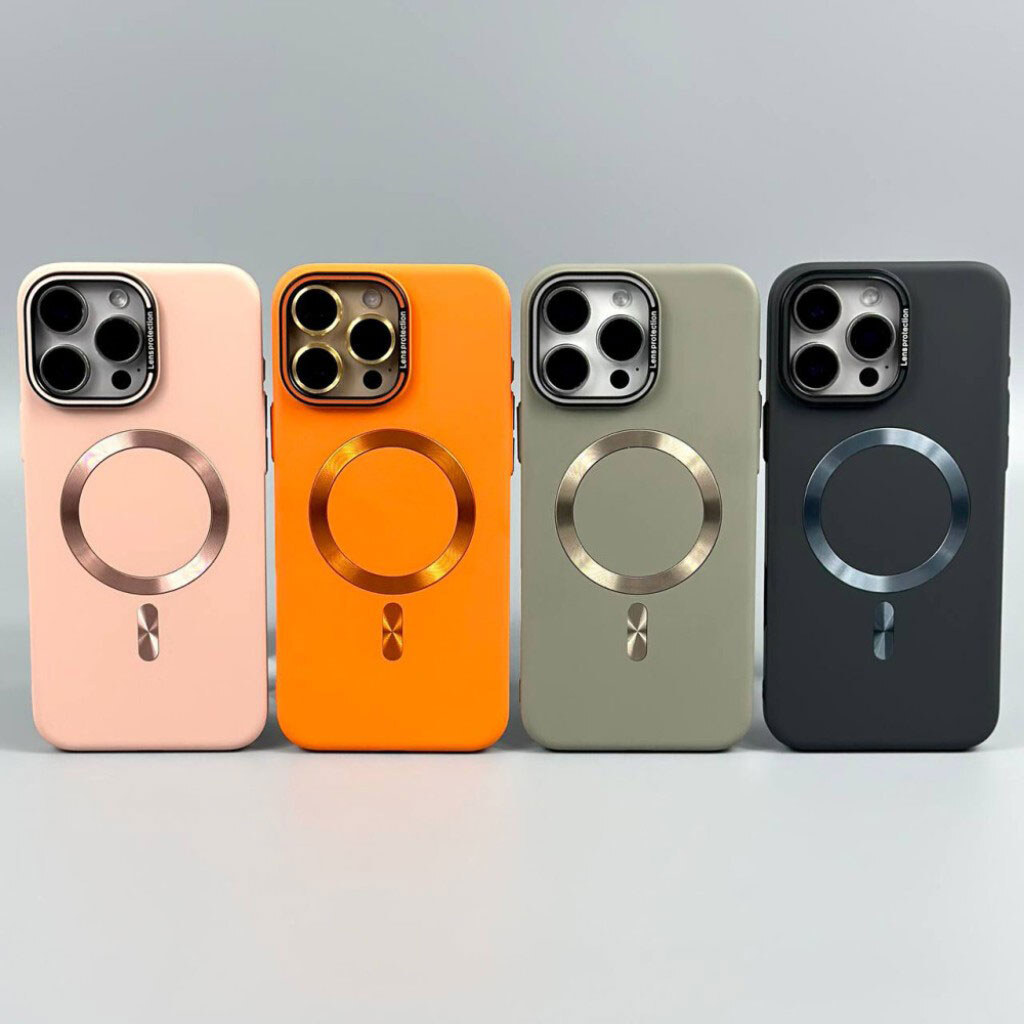 Чехол (накладка) Apple iPhone 16 Pro Max, Soft Lens Protection, MagSafe, Розовый - № 2 Чехол (накладка) Apple iPhone 16 Pro Max, Soft Lens Protection, MagSafe, Розовый - № 2