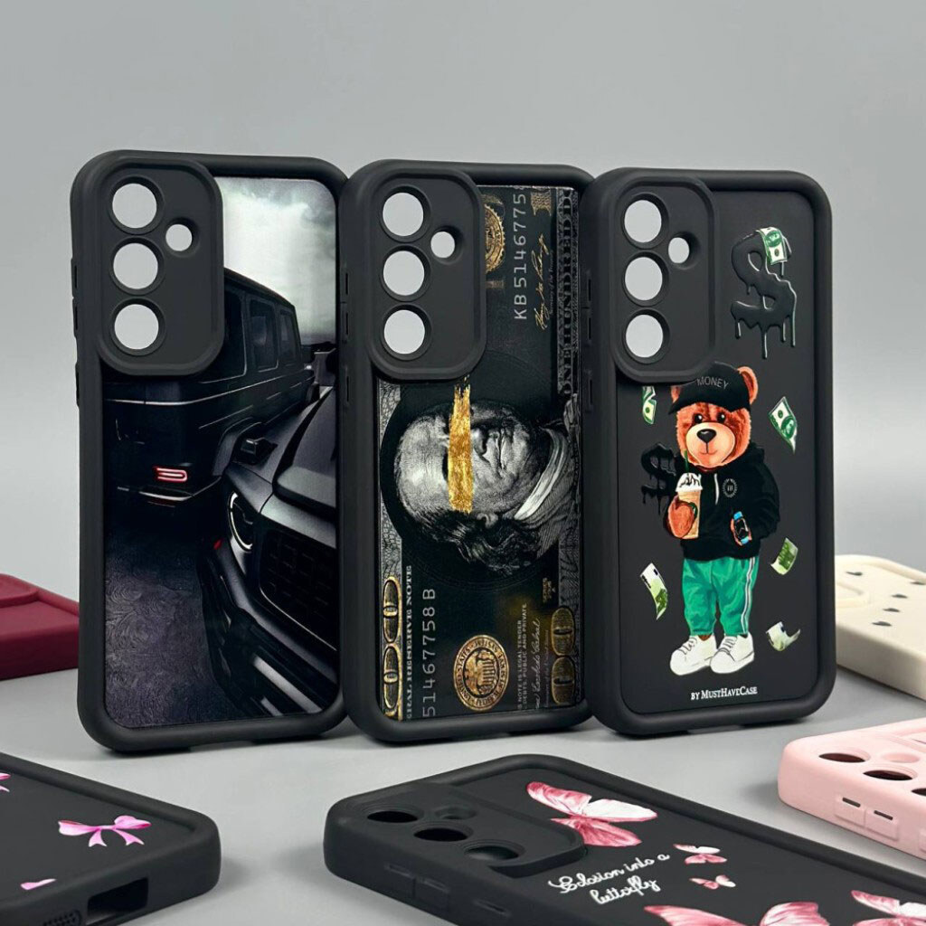 Чехол (накладка) Xiaomi Poco C65 / Redmi 13C, Shock Sides Resistant, Bowknot Bear, Рисунок - № 5 Чехол (накладка) Xiaomi Poco C65 / Redmi 13C, Shock Sides Resistant, Bowknot Bear, Рисунок - № 5