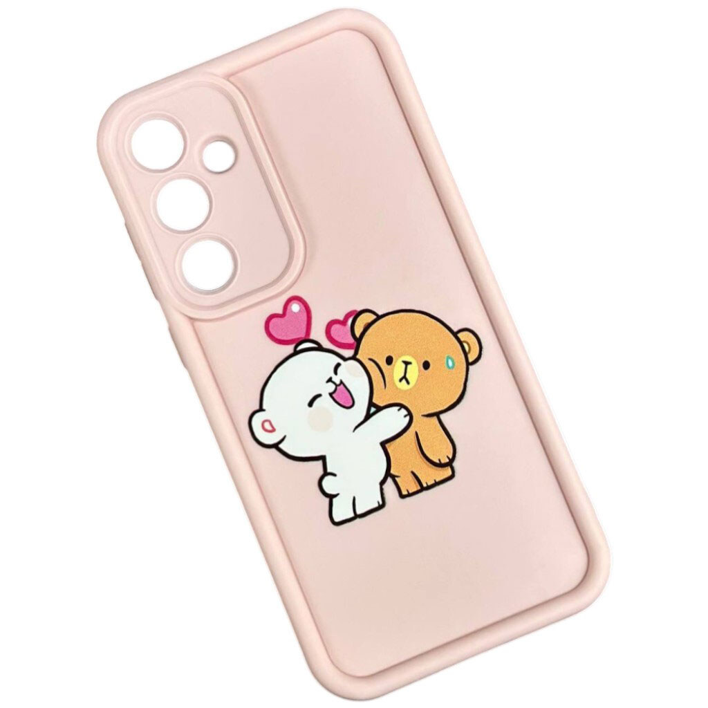 Чехол (накладка) Xiaomi Redmi 15, Shock Sides Resistant, Milk & Mocha Bear, Рисунок - № 1 Чехол (накладка) Xiaomi Redmi 15, Shock Sides Resistant, Milk & Mocha Bear, Рисунок - № 1