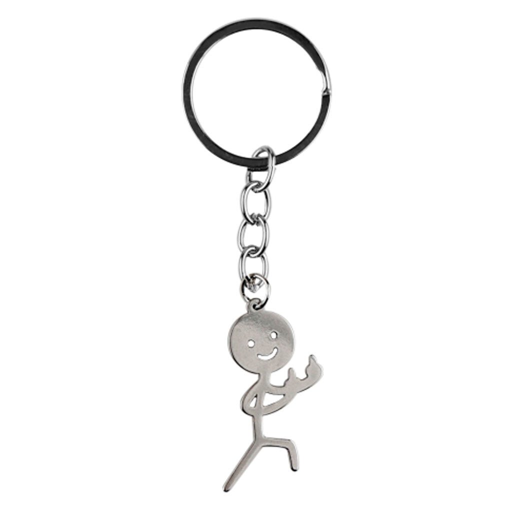 Брелок Stickman, Срібний - № 1 Брелок Stickman, Срібний - № 1