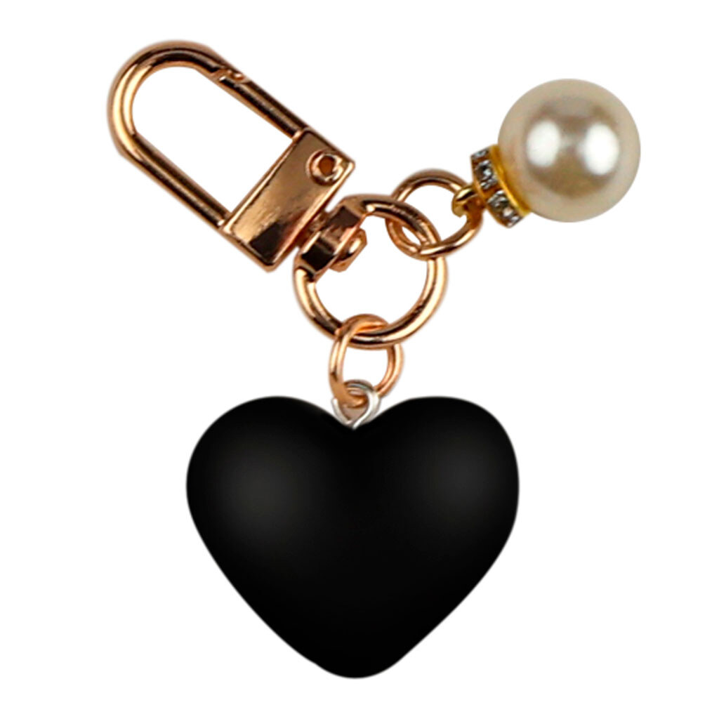 Брелок Серце, Чорний - № 1 Брелок Серце, Чорний - № 1