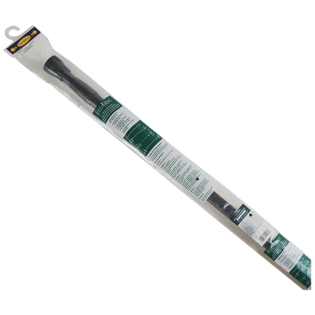 Карниз для ванной пружинный Eco Fabric, 110-200 см - № 1 Карниз для ванной пружинный Eco Fabric, 110-200 см - № 1