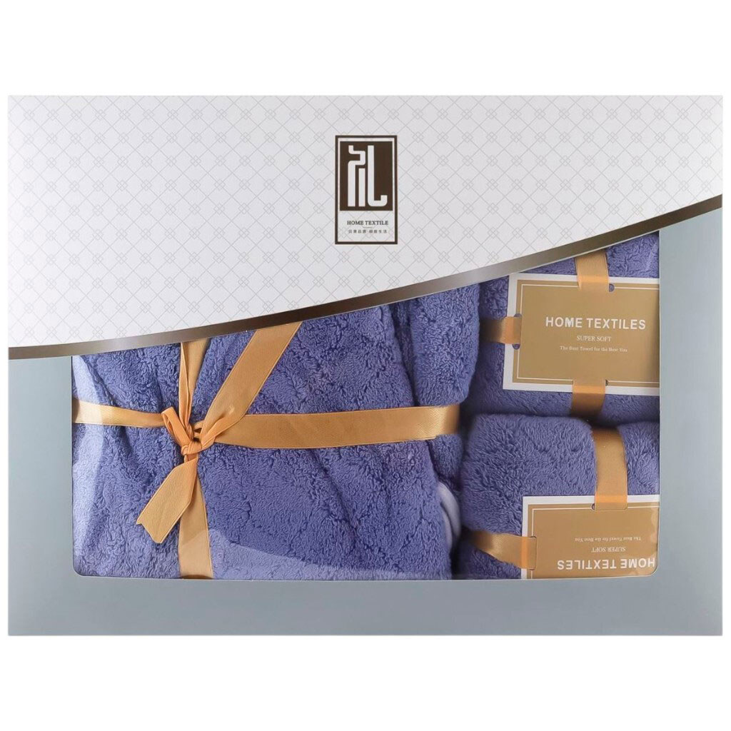 Набор полотенец микрофибра однотонный 35х75 см, 70х140 см - № 6 Набор полотенец микрофибра однотонный 35х75 см, 70х140 см - № 6