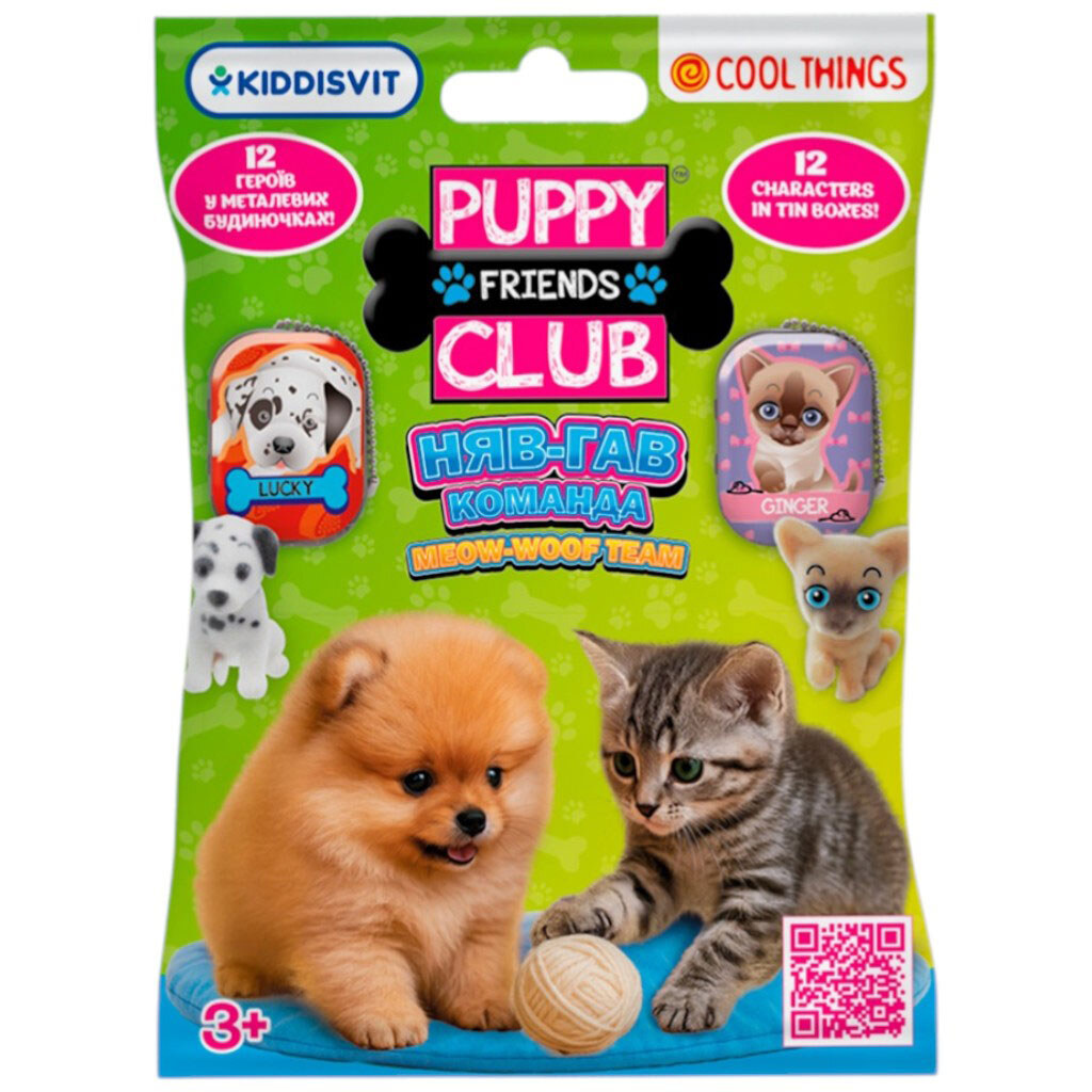 Фигурка-сюрприз серия "Puppy Club: НЯВ-ГАВ КОМАНДА", Cool Things - № 1 Фигурка-сюрприз серия "Puppy Club: НЯВ-ГАВ КОМАНДА", Cool Things - № 1