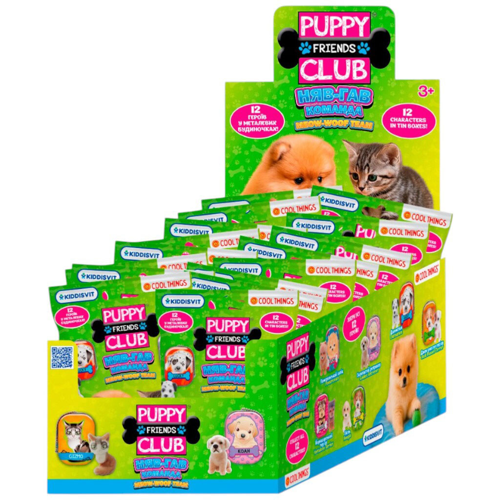 Фигурка-сюрприз серия "Puppy Club: НЯВ-ГАВ КОМАНДА", Cool Things - № 3 Фигурка-сюрприз серия "Puppy Club: НЯВ-ГАВ КОМАНДА", Cool Things - № 3