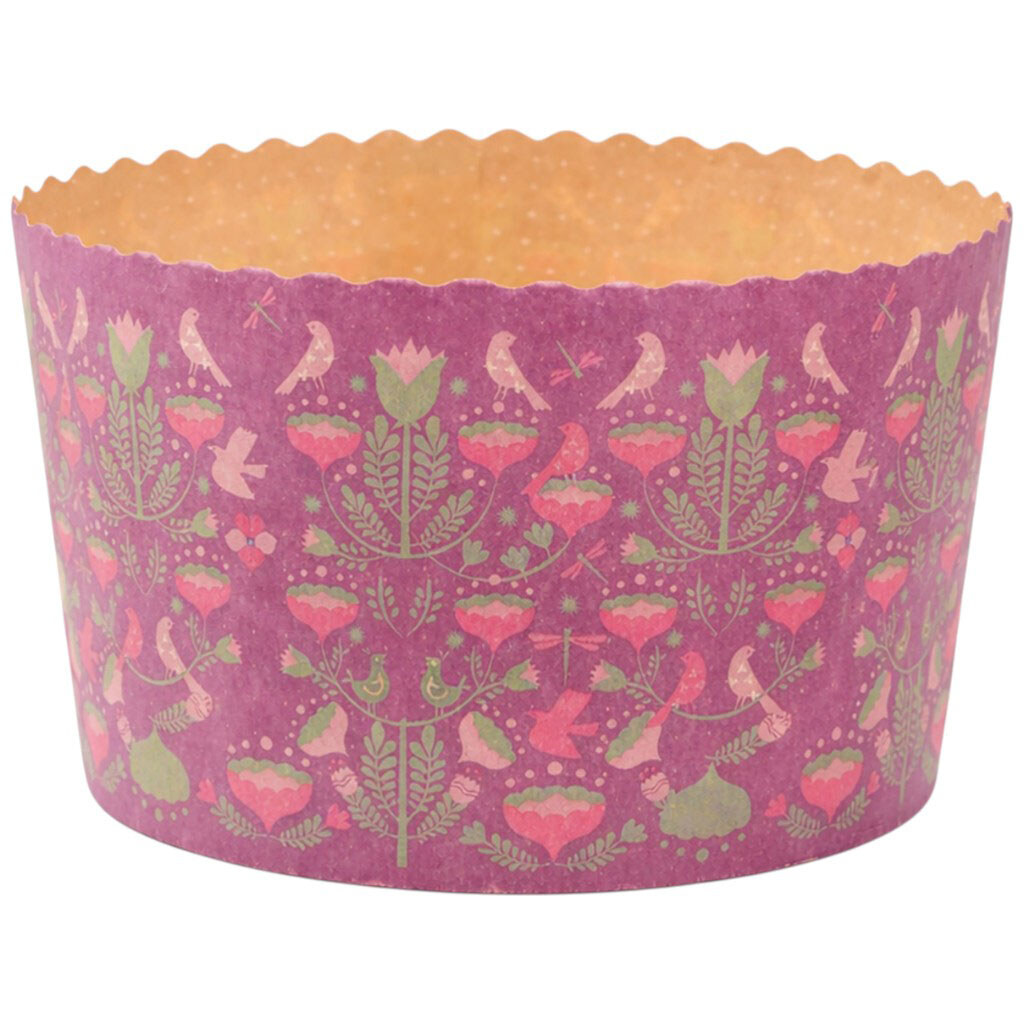 Форма для выпечки Пасхи бумажная Almo, 500 г, 130х85 мм - № 1 Форма для выпечки Пасхи бумажная Almo, 500 г, 130х85 мм - № 1