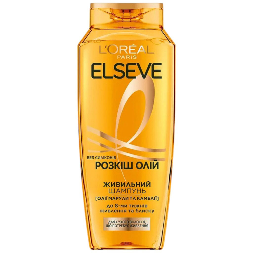 Шампунь для сухого волосся LOREAL ELSEVE Розкіш олій, 400 мл - № 1 Шампунь для сухого волосся LOREAL ELSEVE Розкіш олій, 400 мл - № 1