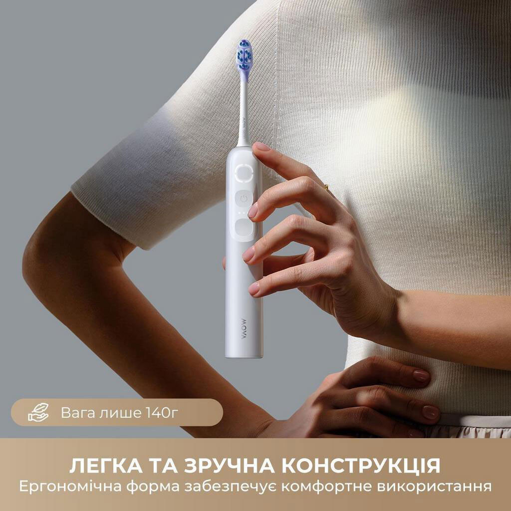 Зубная электрощетка Mova Fresh 10, Белый - № 3 Зубная электрощетка Mova Fresh 10, Белый - № 3