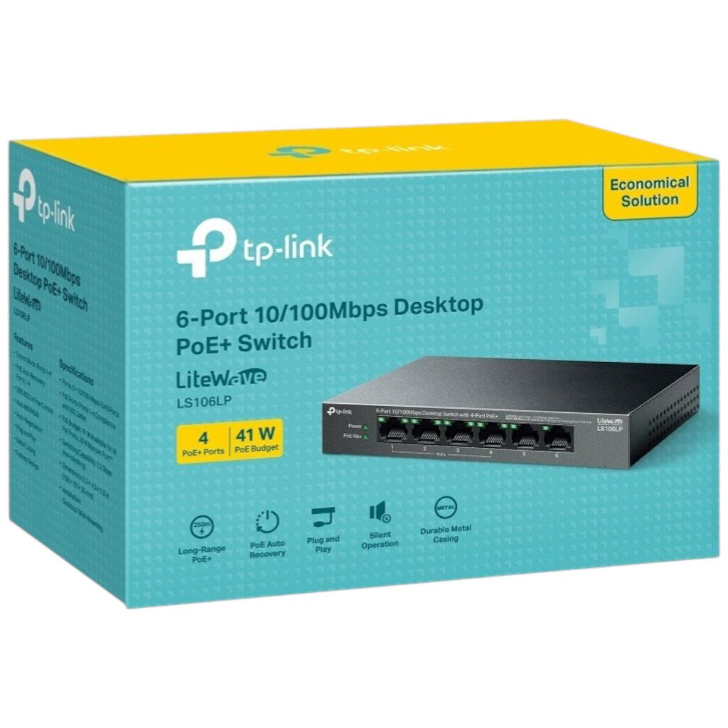 Коммутатор TP-Link LS106LP - № 4 Коммутатор TP-Link LS106LP - № 4