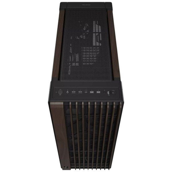 Корпус Asus ProArt PA602 Walnut Wood Tempered Glass Modern, Чорний - № 3 Корпус Asus ProArt PA602 Walnut Wood Tempered Glass Modern, Чорний - № 3