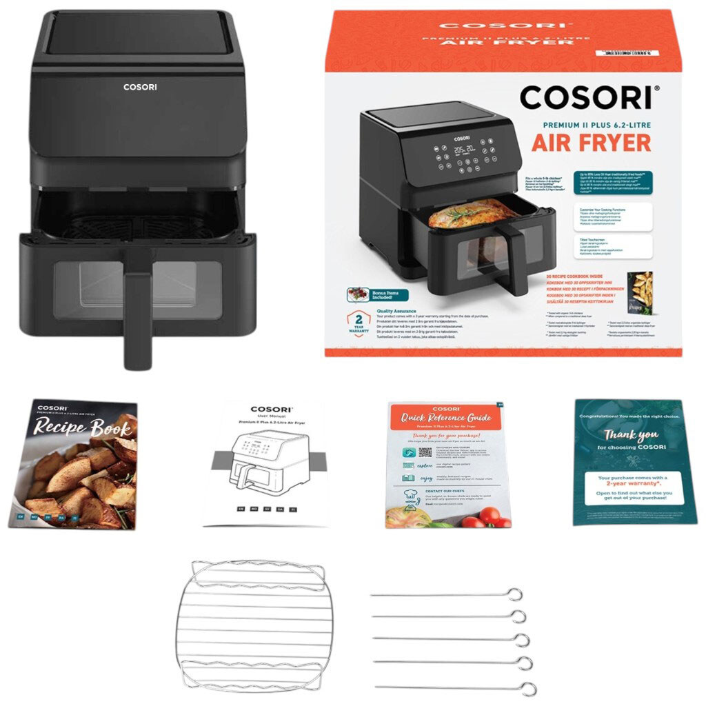 Мультипіч Cosori Premium II Plus 6.2-Litre, Чорний - № 4 Мультипіч Cosori Premium II Plus 6.2-Litre, Чорний - № 4