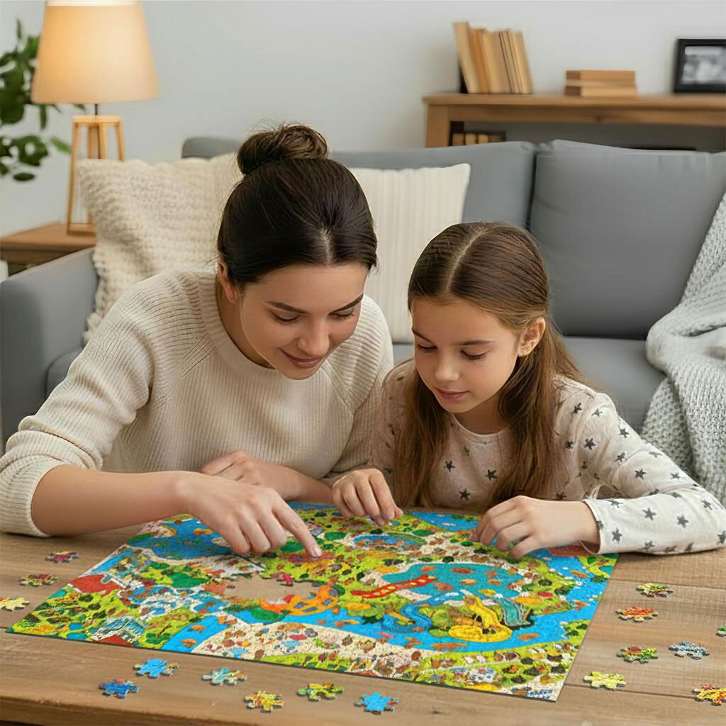 Пазл "Капибарогород", 1000 элементов, Orner - № 3 Пазл "Капибарогород", 1000 элементов, Orner - № 3