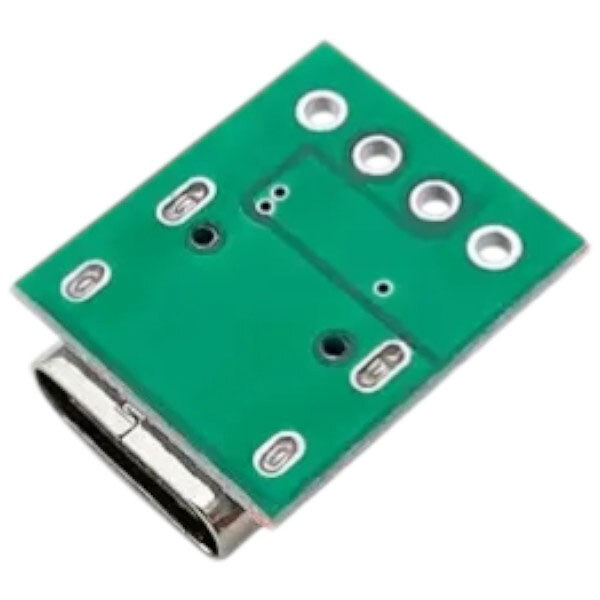 Плата-перехідник USB Type-C 3.1 16pin на DIP 2.54мм - № 3 Плата-перехідник USB Type-C 3.1 16pin на DIP 2.54мм - № 3