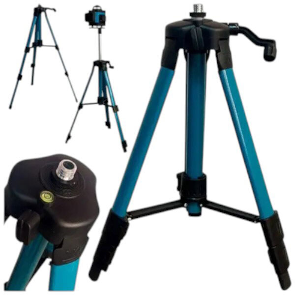 Штатив для лазерного уровня, Синий - № 2 Штатив для лазерного уровня, Синий - № 2