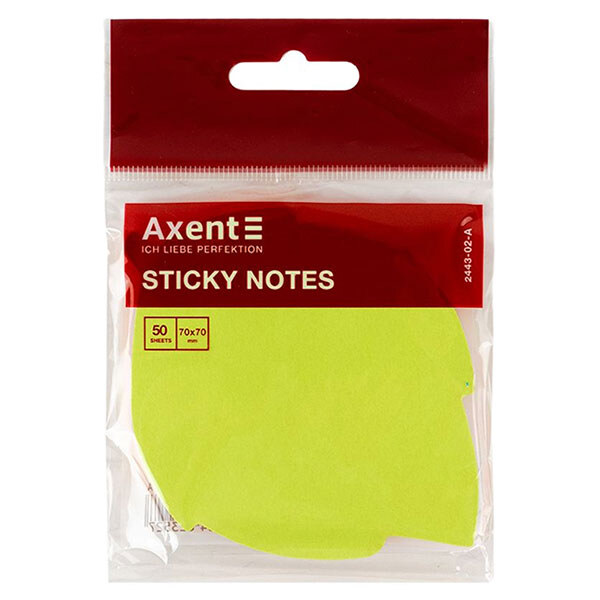 Блок бумаги "Листок", с липким слоем, 70х70 мм, 50 л - № 3 Блок бумаги "Листок", с липким слоем, 70х70 мм, 50 л - № 3