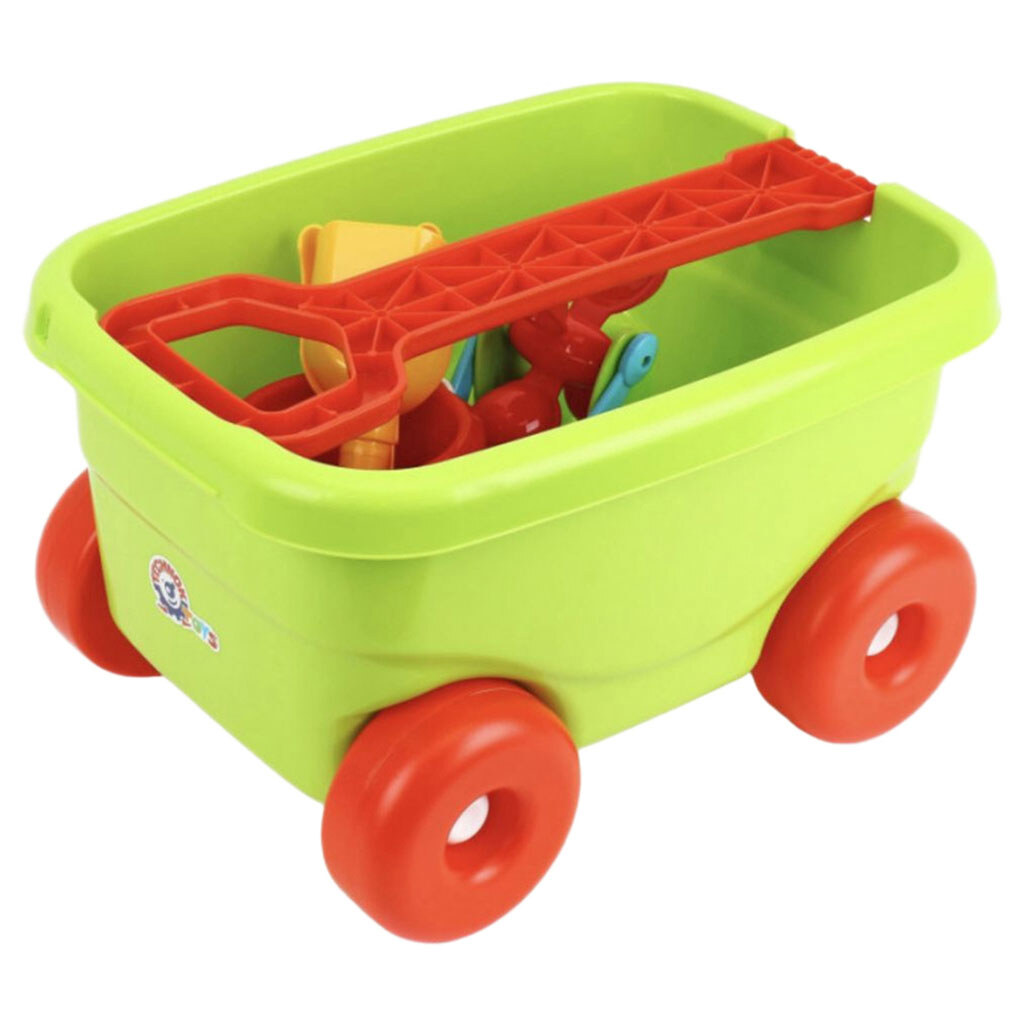Набор для игры с песком и водой в тележке, Технок - № 3 Набор для игры с песком и водой в тележке, Технок - № 3