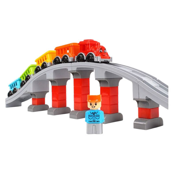 Конструктор "Железная дорога", коробка 37.4х25х13.7 см, Technok Toys - № 5 Конструктор "Железная дорога", коробка 37.4х25х13.7 см, Technok Toys - № 5