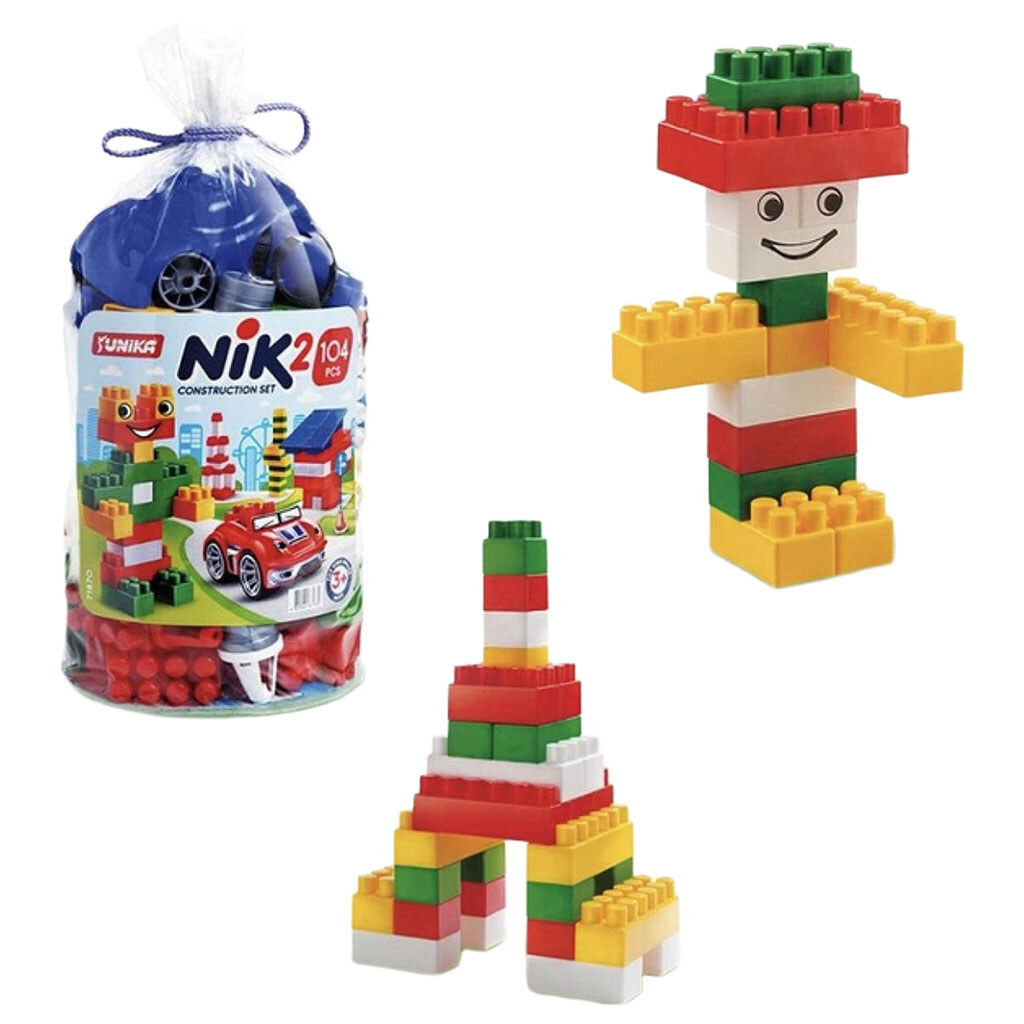 Конструктор дитячий "NIK-2", 104 подітий., Unika - № 2 Конструктор дитячий "NIK-2", 104 подітий., Unika - № 2