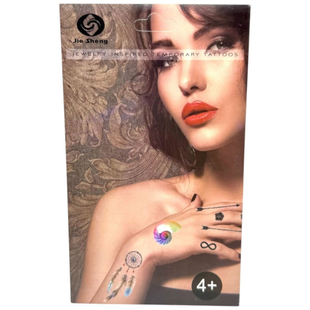 Набор временных тату, 4 листа, Mic - № 1 Набор временных тату, 4 листа, Mic - № 1