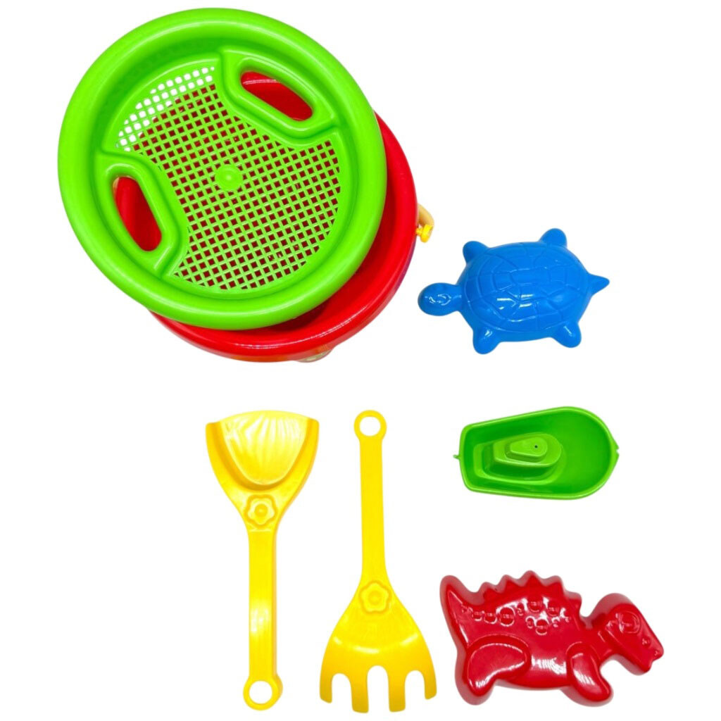 Набор для игры с песком "Цветок", 7 элементов, Tigres - № 2 Набор для игры с песком "Цветок", 7 элементов, Tigres - № 2