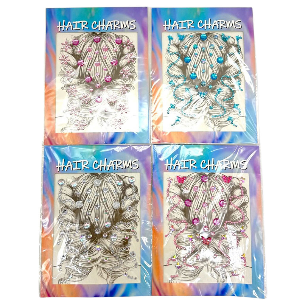 Наклейки-стразы для волос, Mic - № 3 Наклейки-стразы для волос, Mic - № 3