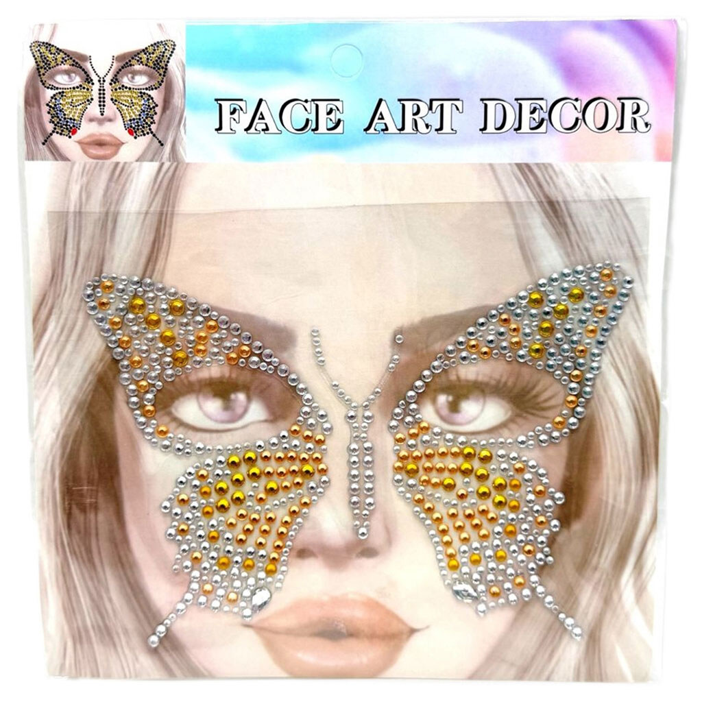 Наклейки-стрази для обличчя, Mic - № 1 Наклейки-стрази для обличчя, Mic - № 1