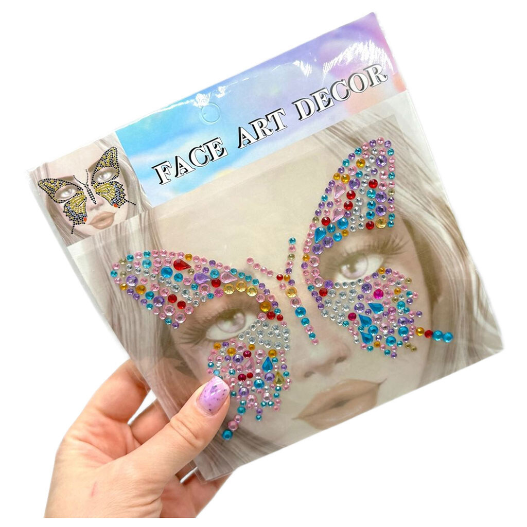 Наклейки-стрази для обличчя, Mic - № 2 Наклейки-стрази для обличчя, Mic - № 2